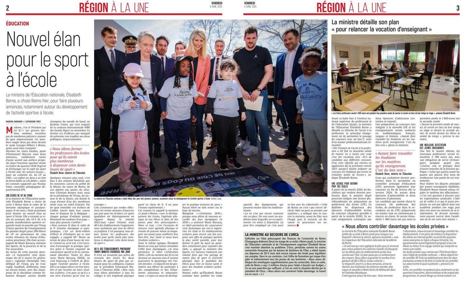 04 04 2025 sport a l ecole