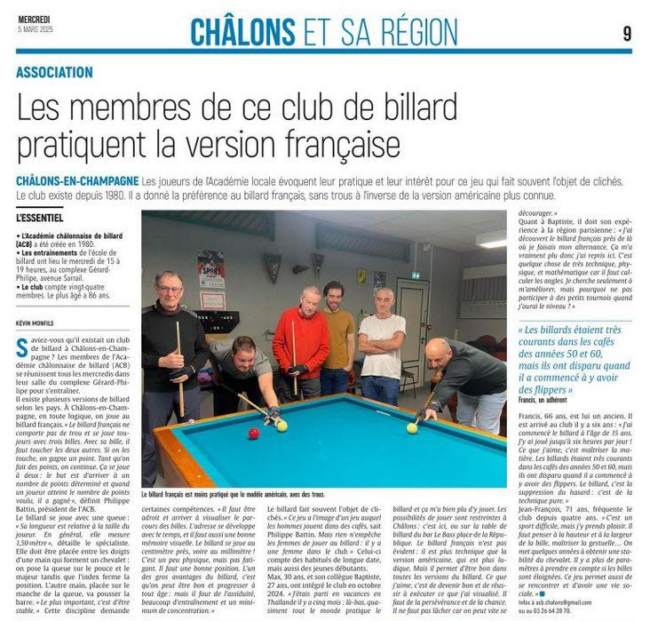 05 03 2025 acb billard