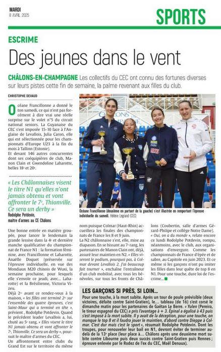 08 04 2025 cec escrime
