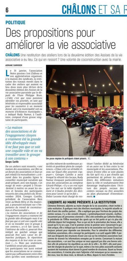 09 02 2025 la vie associative