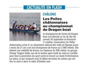 11 10 2023 les pelles dragon boat