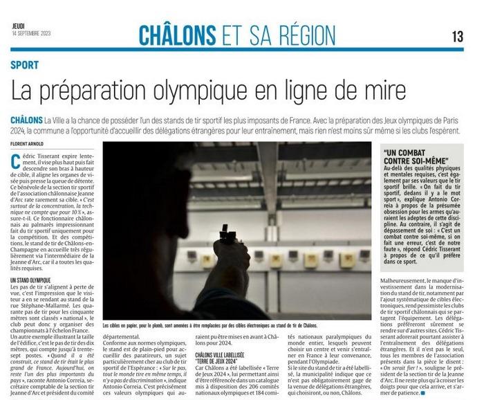 14 09 2023 prepa olympique chalons