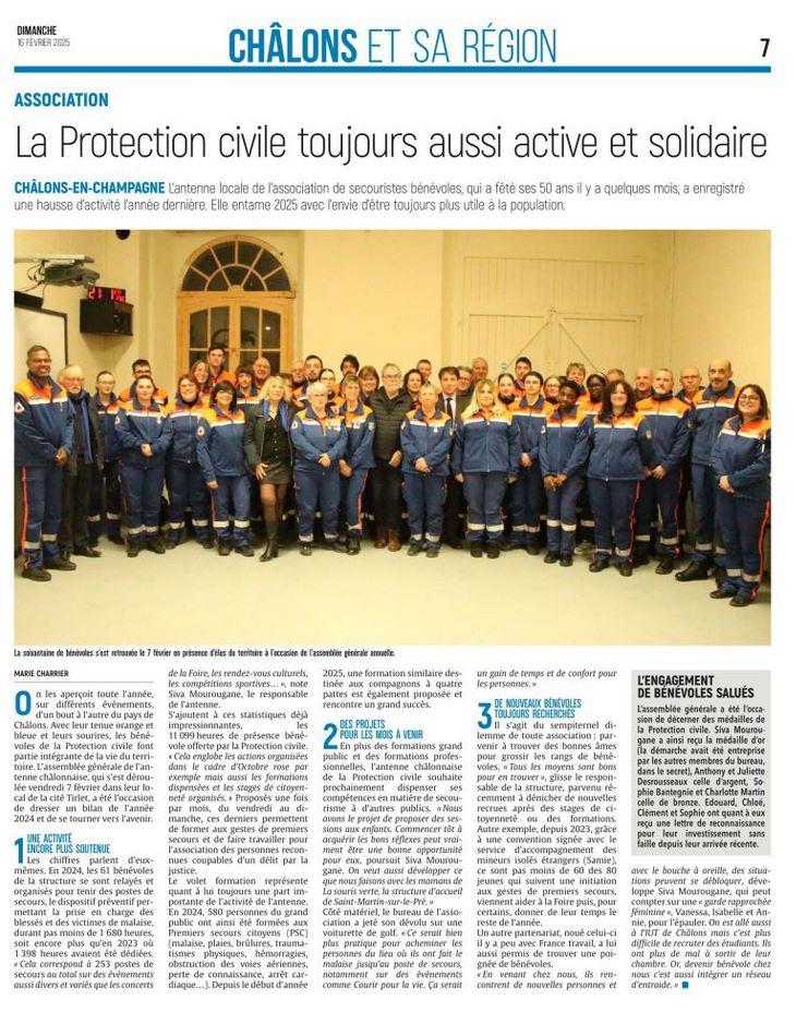 16 02 2025 la protection civile