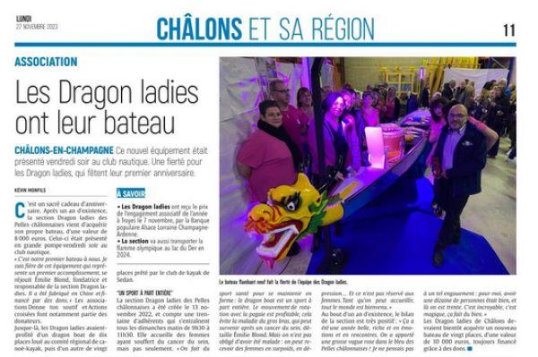 27 11 2023 dragon ladies les pelles