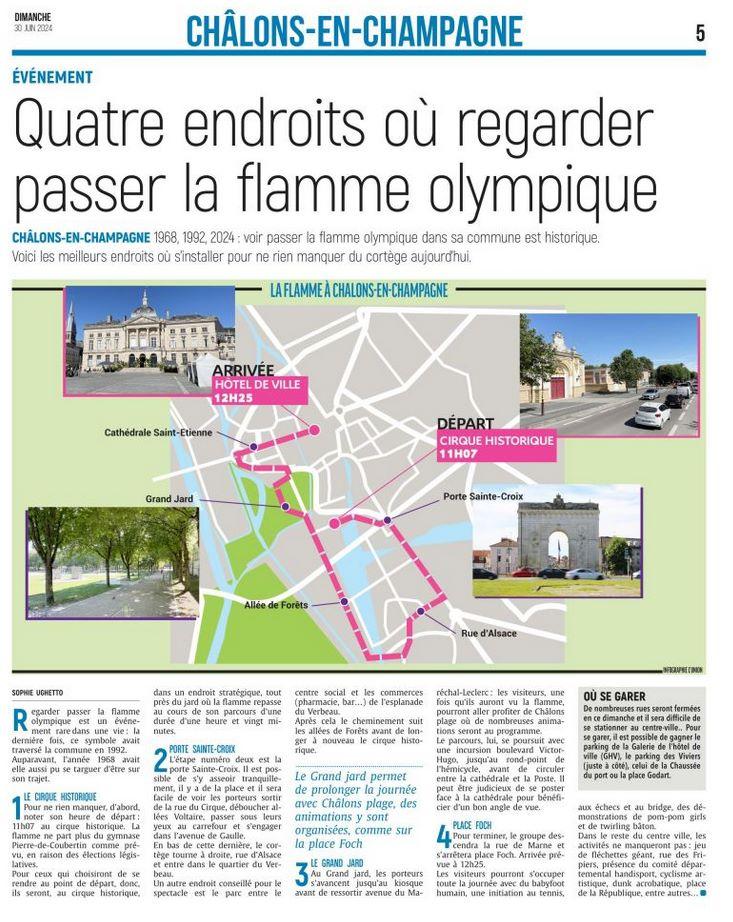 30 06 2024 le parcours de la flamme a chalons